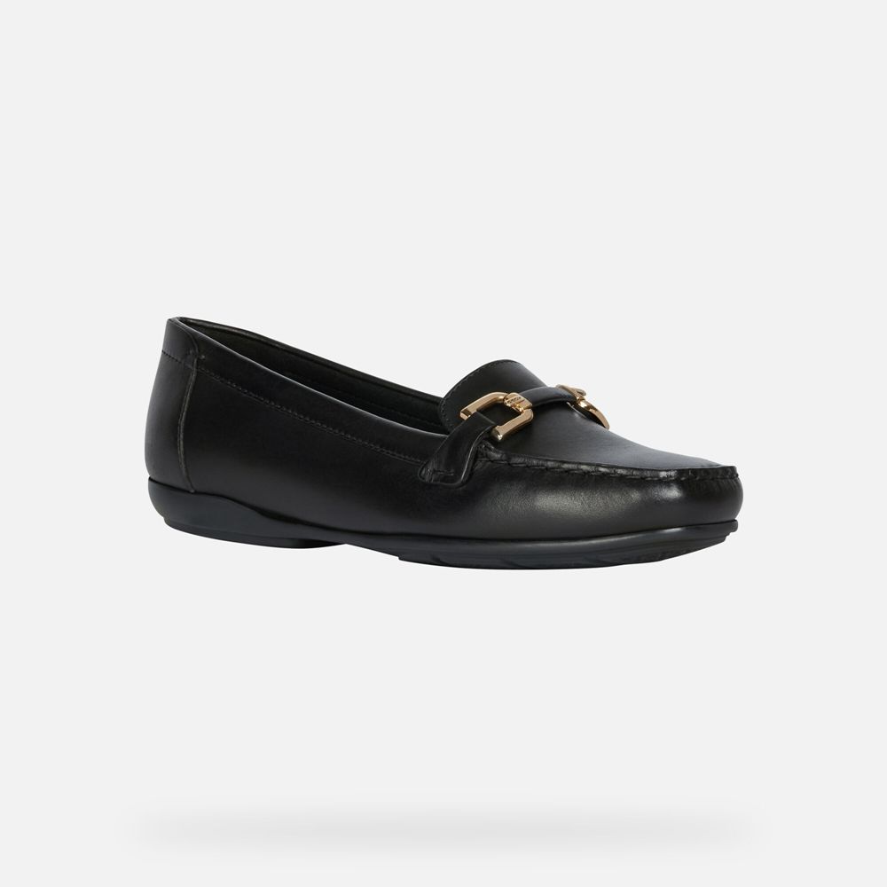 Geox Bayan Loafers Siyah - Annytah - WBQ-547680